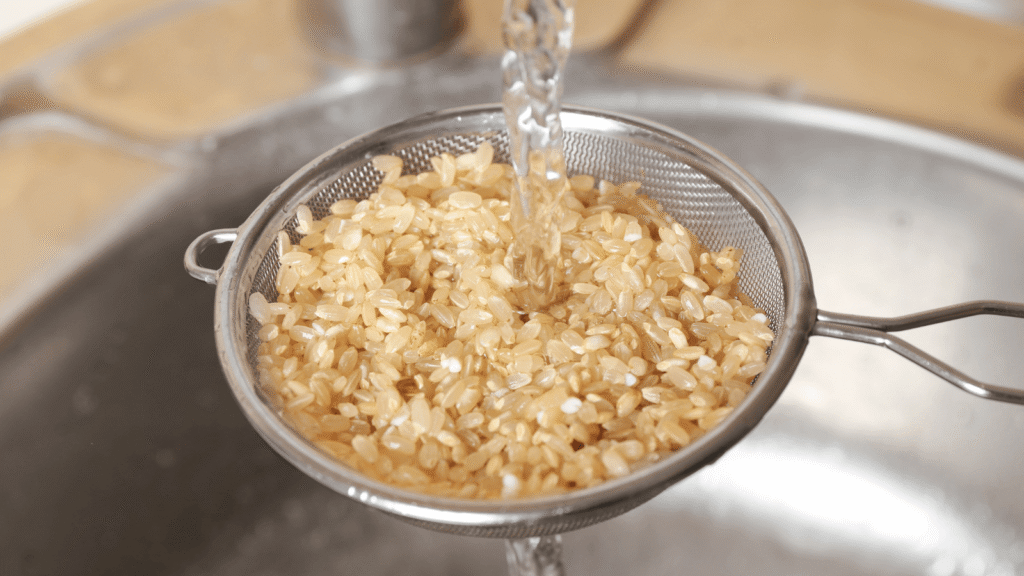 玄米を炊く前に必要な下準備